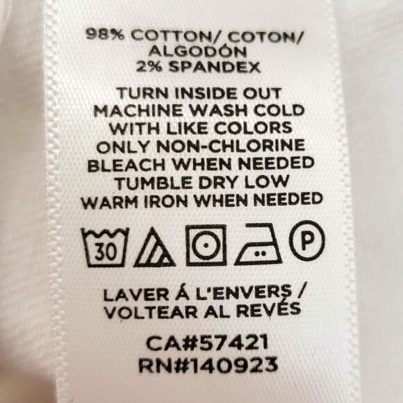 Loft Jeans Women's 31/12 Ivory White High Rise Curvy Skinny Crop Distressed - Picture 7 of 7